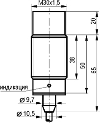 Габариты ISN EF8A-223-15-LZ